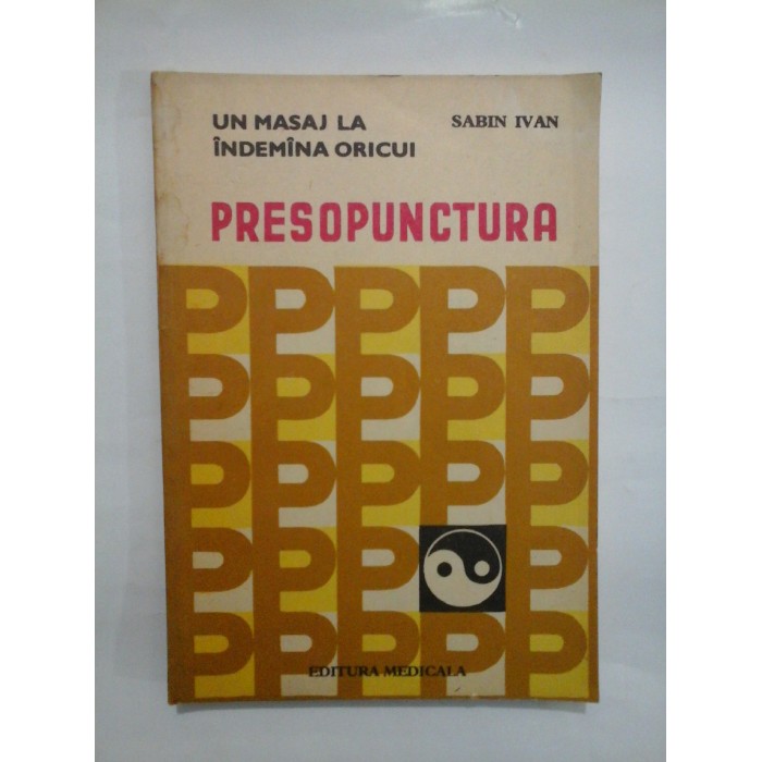 PRESOPUNCTURA  -  SABIN IVAN